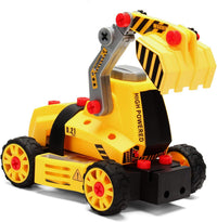 MOBIUS 7-in-1 Take-Apart Construction Truck Set with Drill - 7 in 1 Construction Playset - image 2