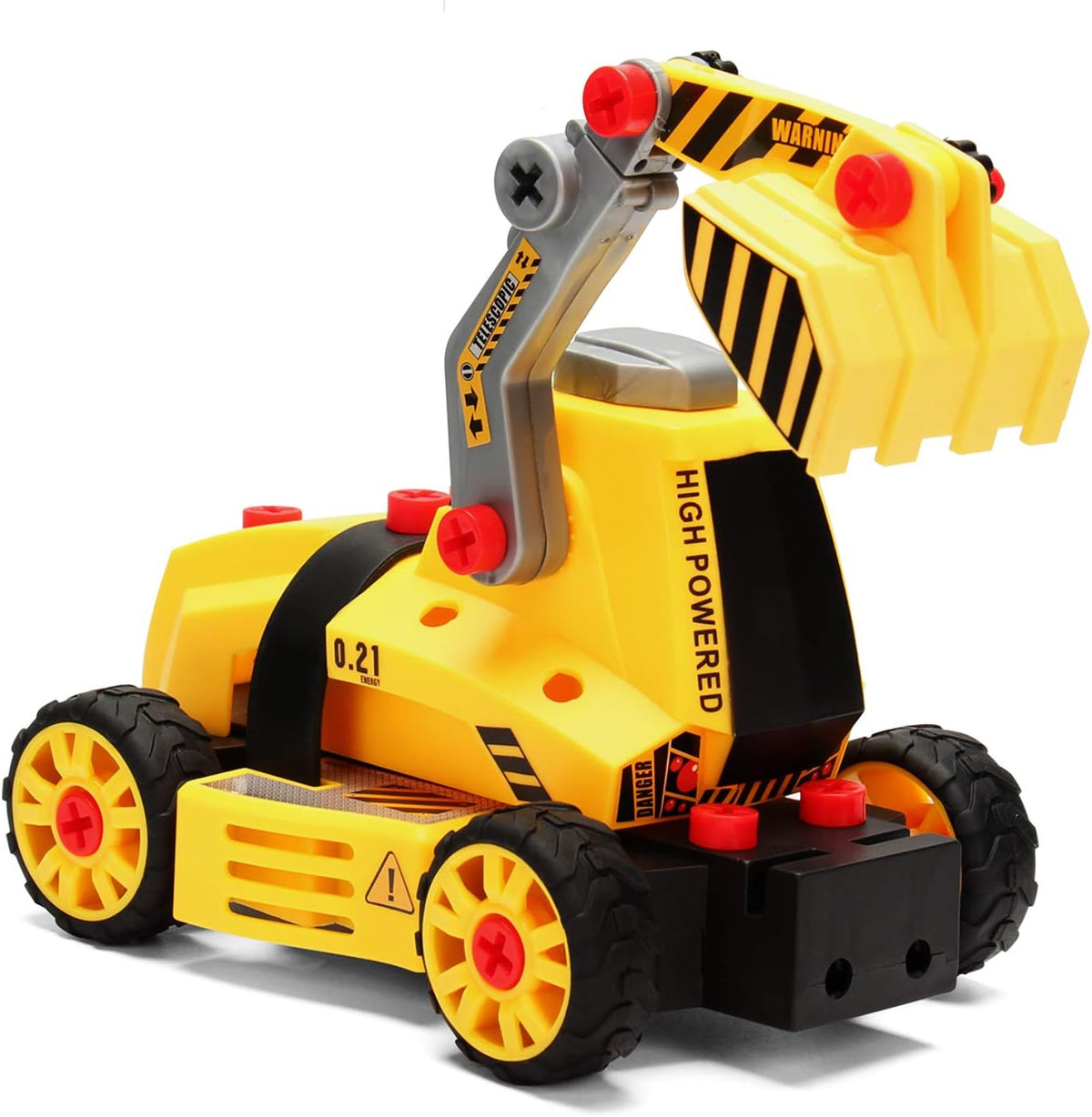 MOBIUS 7-in-1 Take-Apart Construction Truck Set with Drill - 7 in 1 Construction Playset - image 2