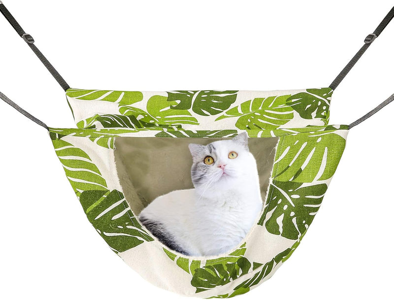 Cat Cage Hammock,Hanging Soft Pet Bed for Kitten Ferret Puppy Rabbit or Small Pet,Double Layer