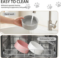 Ceramic Dog Bowl for Food and Water - Small / Black - image 3