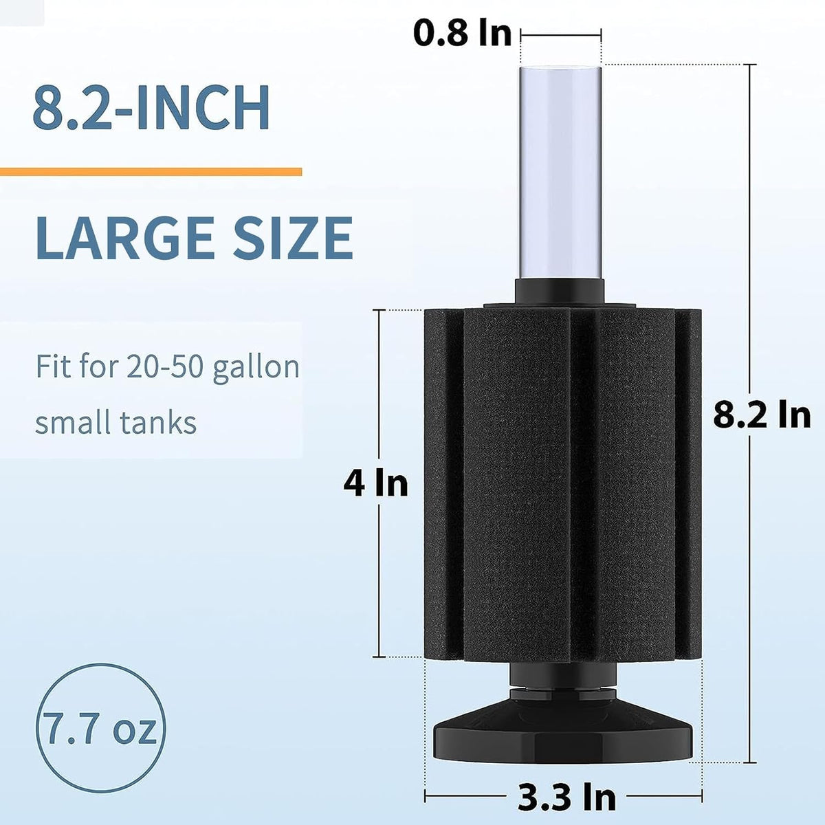 Pawfly Aquarium Sponge Filter - Up to 50 Gal - image 3