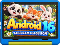 Jeazans 10 inch kids tablet with Android 16, HD screen and parental controls - view 2