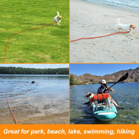 Vivifying Floating Long Dog Leash - 32ft / Orange - image 3