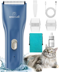 oneisall Pet Clippers for Cat Matted Hair - Blue / Standard