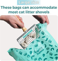 Cat Litter Bags Biodegradable 100% Leak-Proof Cat Poop Bags with Handle, 360 Counts, Cornstarch Based Extra Thick, Easy Tie Pet Waste Pick Up Bag (Lavender Scented)