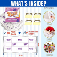 Permanent Adhesive Puzzle Saver Sheets, Preserve 2, No Stress - 12 Sheets - image 2