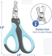 Mr. Pen, Cat Nail Clipper, Stainless Steel - Sky Blue & Dark Gray - image 2