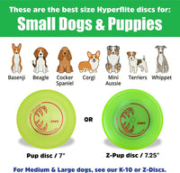 Hyperflite Pup Jawz puncture resistant dog flying disc - view 2