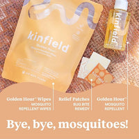 Kinfield Bug Bite Remedy Relief Patches - Hydrocolloid Skin Soothers Against Itch and Irritation - Cruelty, and Paraben Free - Vegan After Bite Treatment - 30 x Patches