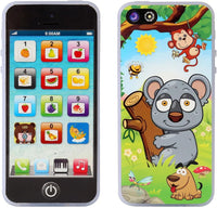 Sujosa Yphone black toy phone for toddlers with soft colored lights - view 7