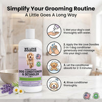 Puppy Shampoo and Conditioner, Tearless Puppy Wash - Dog Conditioner - Unscented - image 3