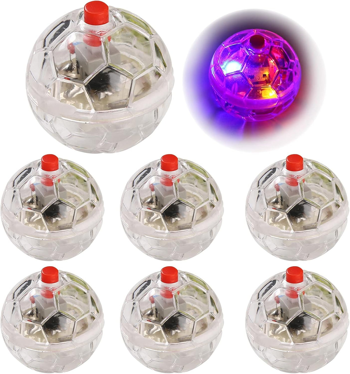 2 Piece Light Up Cat Balls - 6pcs