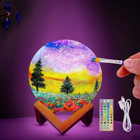 HOLA Paint Your Own Moon Lamp Kit, Updated USB Rechargeable