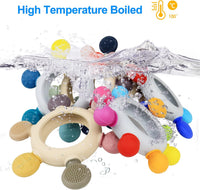 Baby Teething Toys Silicone Teethers BPA Free Silicone Rudder - Khaki - image 3