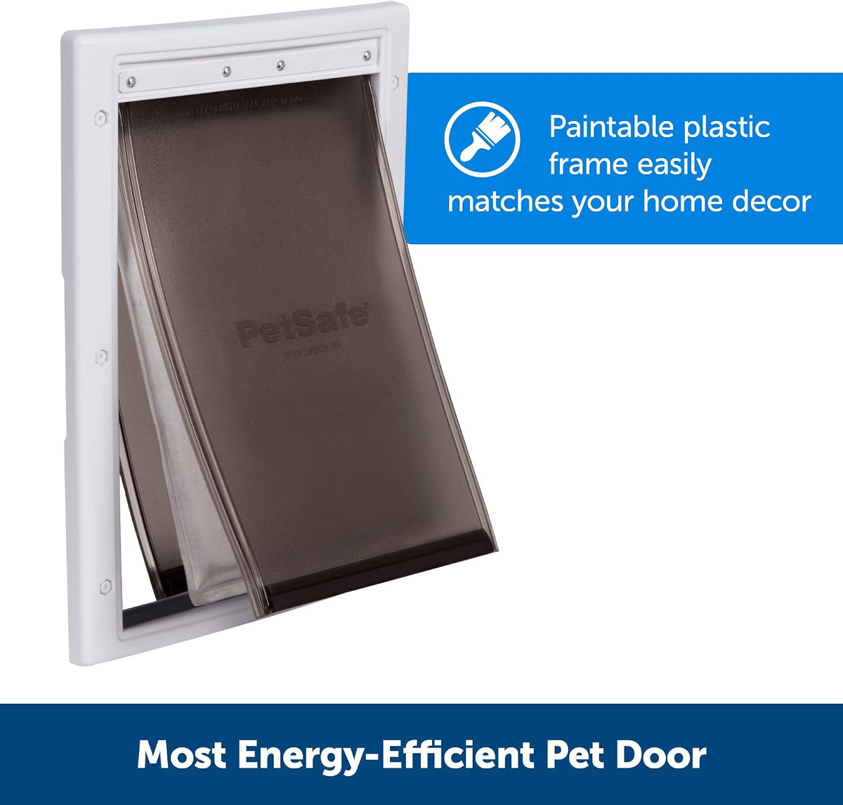 PetSafe Extreme Weather Plastic Pet Door - Plastic Pet Door / Medium (Pack of 1) - image 4