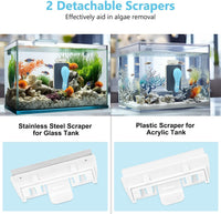 fishkeeper Aquarium Magnetic Glass Cleaner - M for Glass Thickness：1/4"-3/8" - image 3
