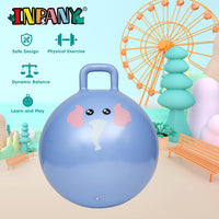 INPANY Bouncy Ball with Handle - Pink Elephant - image 4