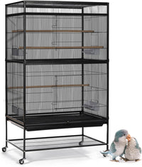 Large Bird Cage Seed Cather - 118*31.5in-black