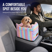 Console Dog Car Seat for Small Dogs to – Essentials for Dogs - Colorful 2 / Small - image 2