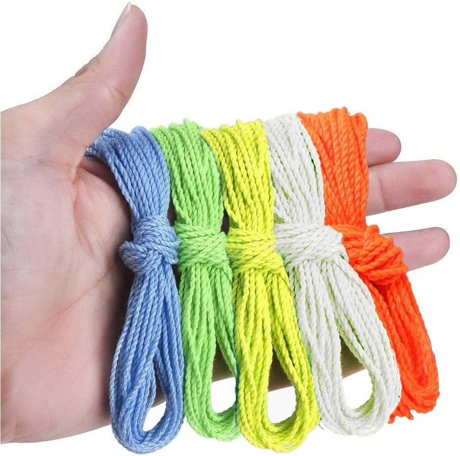 MAGICYOYO 100% Polyester Professional Yoyo Strings for Responsive - 25 Yoyo Strings-Blue, Green, White,Yellow, Orange - image 2