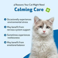 Pet Wellbeing Calming Care for Cats - Calm Support, Relaxed Nervous System, Emotional Balance, Adaptogens, Ashwagandha, Holy Basil - Veterinarian-Formulated Herbal Supplement 2 oz (59 ml)