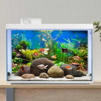 48x24 in Aquatic Plant Aquarium Backdrop Riverbed Fish Tank Background – Essentials for Fish - 30x18in/75x45cm - image 4