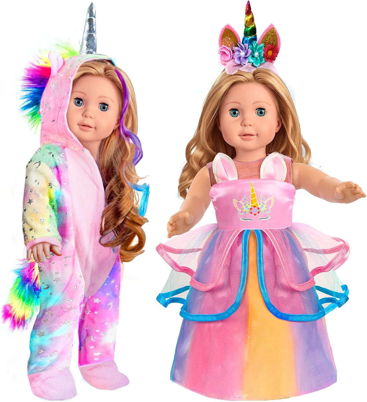 WONDOLL American 18-Inch Doll Clothes and Accessories - pink