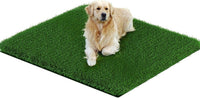 Fake Grass Pad for Dogs Potty Training Artificial Turf - 33x33 Inch / Green