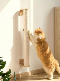 FUKUMARU Cat Wall Scratcher, 60" Tall Kitten Scratching Post – Essentials for Cats - 28 inch