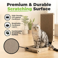 Catify Spin n' Scratch Cat Scratch Pad Refill, Round - L-Shape - H: 19" - image 3
