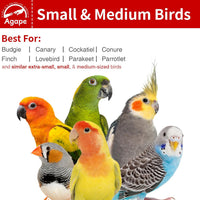 Agape Rotating Parrot Perch with Chew Toy - Wood - image 4