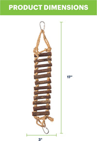 Prevue Pet Products Rope Ladder Bird Toy Hanging Birdcage Toy - Small to Medium - image 4