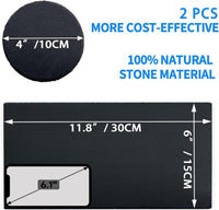 Reptile Basking Platform 6 × 6", Extra Large Reptile Slate - 11.8 × 6 IN + 4 IN - image 2
