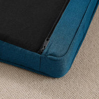 Dog Sofa Couch for Medium to Large Dogs, 55" Memory Foam Pet Sofa Couch with Washable Fabric, Durable Elevated Dog Bed with Legs, Removable Cushion for Medium and Large Dogs, Blue