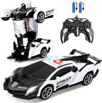 Blackma Transform Rc Cars for Boys 4-7 8-12 - White