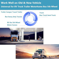 Skid Steer Touchable Screen 128GB Large Audio 1080P 2 Split Image 11 Inch Monitor Backup Camera Built-in DVR Video for RV Truck Trailer Rear Front Reversing Wired Waterproof System D102