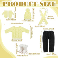 Bencailor 18 inch doll clothes set with jacket, vest, pants, hat and high boots in Christmas cowgirl - view 15