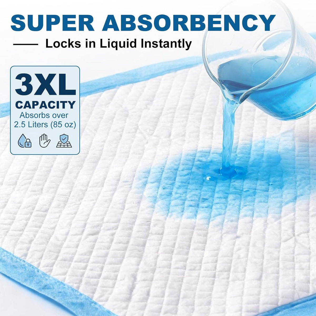 Puppy Pads XL 100 Count, Dog Pee Pads Extra Large - 36"x36"(35 Count) - image 3