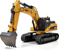 kolegend 1:14 RC Excavator 25 Channel 4 in 1 Construction Toys - Yellow - image 3