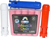 CocoNut Outdoor jumbo sidewalk chalk bucket with 40 thick chalk sticks in 7 colors - view 10