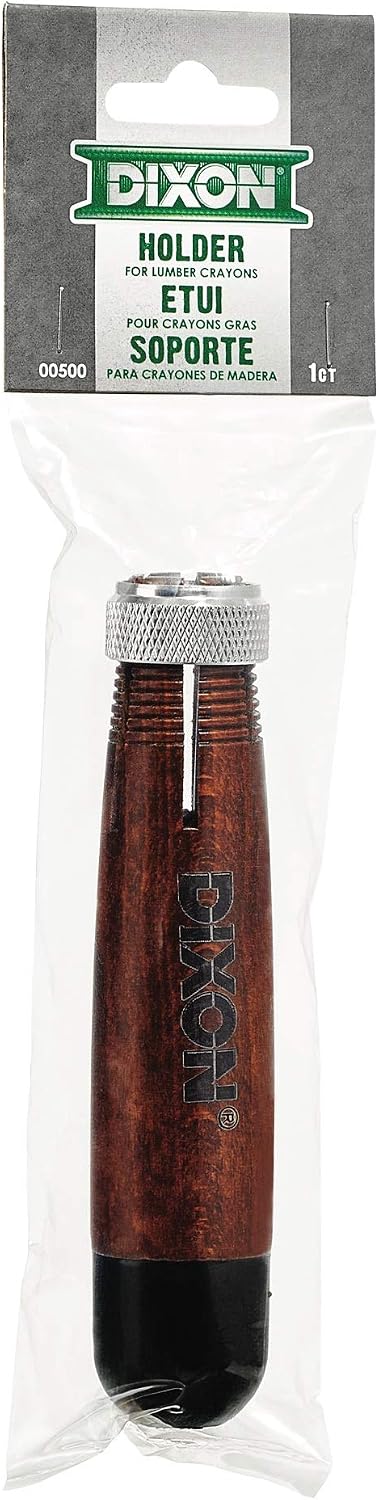 Dixon - DIX00500 Industrial Lumber Crayon Holder for 1/2" Round or Hexagonal Crayons, Wood - image 2