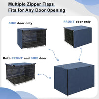Dog Crate Cover, Kennel Covers Fit for 30 Inch Dogs Crate - Blue / 24 Inch - image 4