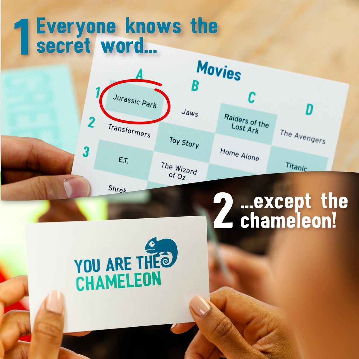 The Chameleon Board Game: Award-Winning Catch The Traitors Party Game – Fun for Kids & Family - Main game - image 3