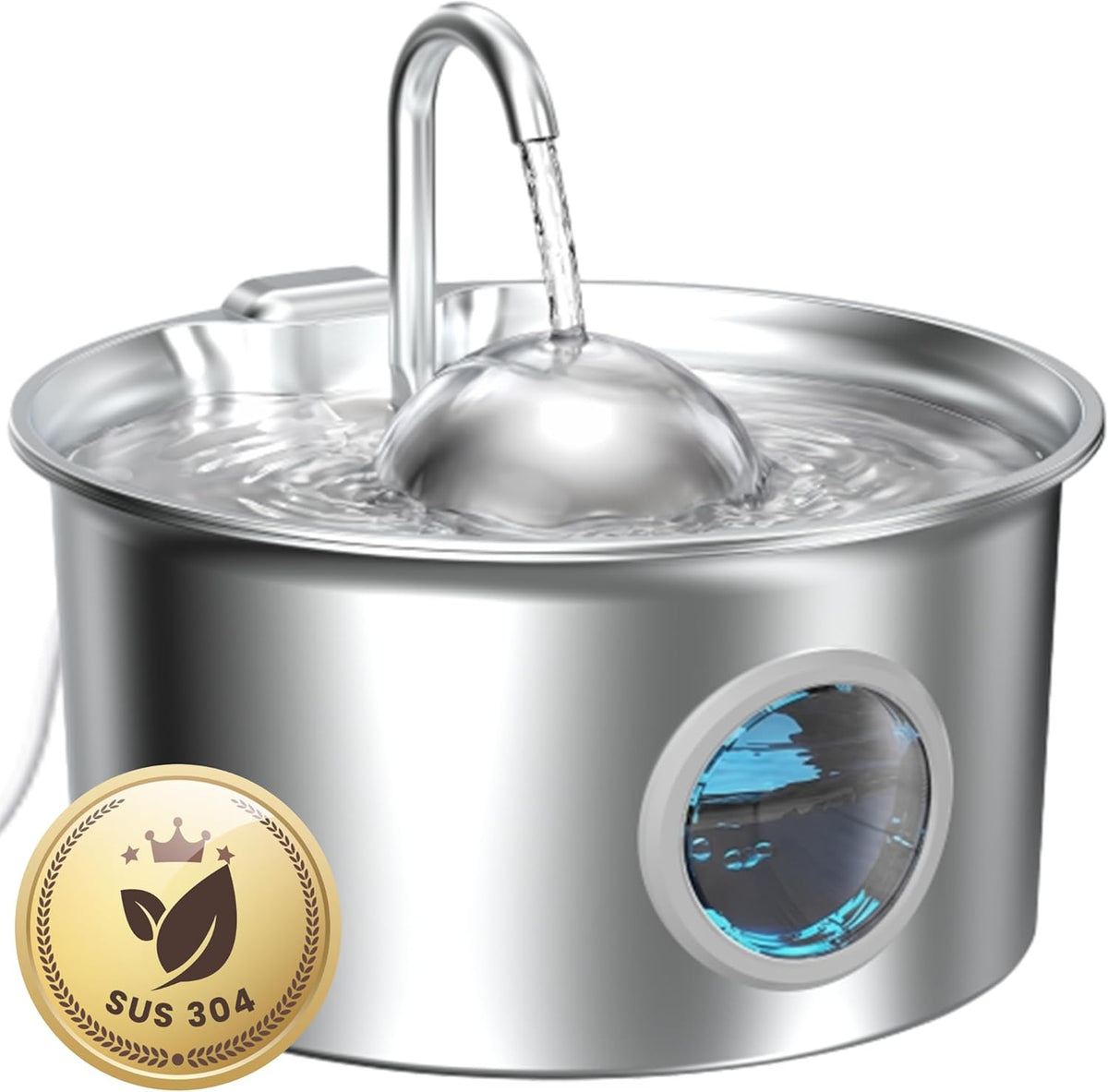 Cat Water Fountain Stainless Steel: Pet Water Fountains for Cats - Cat Fountain