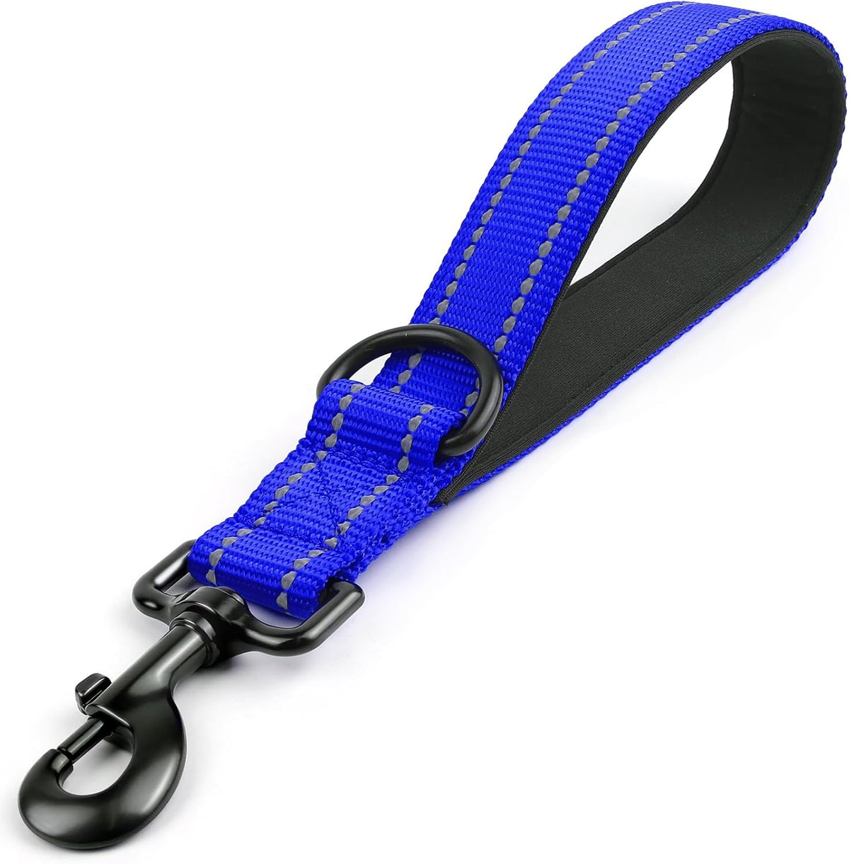 Joytale Short Dog Leash for Close Control & Training, 18" - 1 ft / Navy Blue