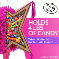 Mexican Piñata, Christmas Pinata - Hot Pink 32" - image 3