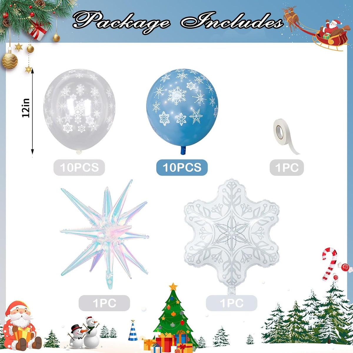 Froova black and white Halloween balloons with ghost and bat prints and bat stickers - view 14