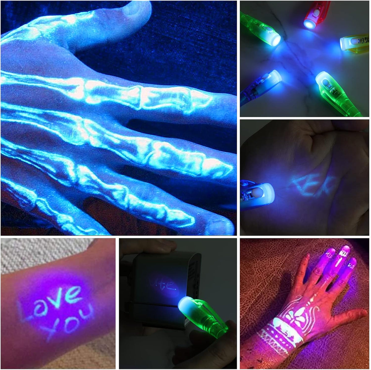 30 Pieces Invisible Ink Pen with UV Light Spy Pen Magic Marker Party - 30 - image 2