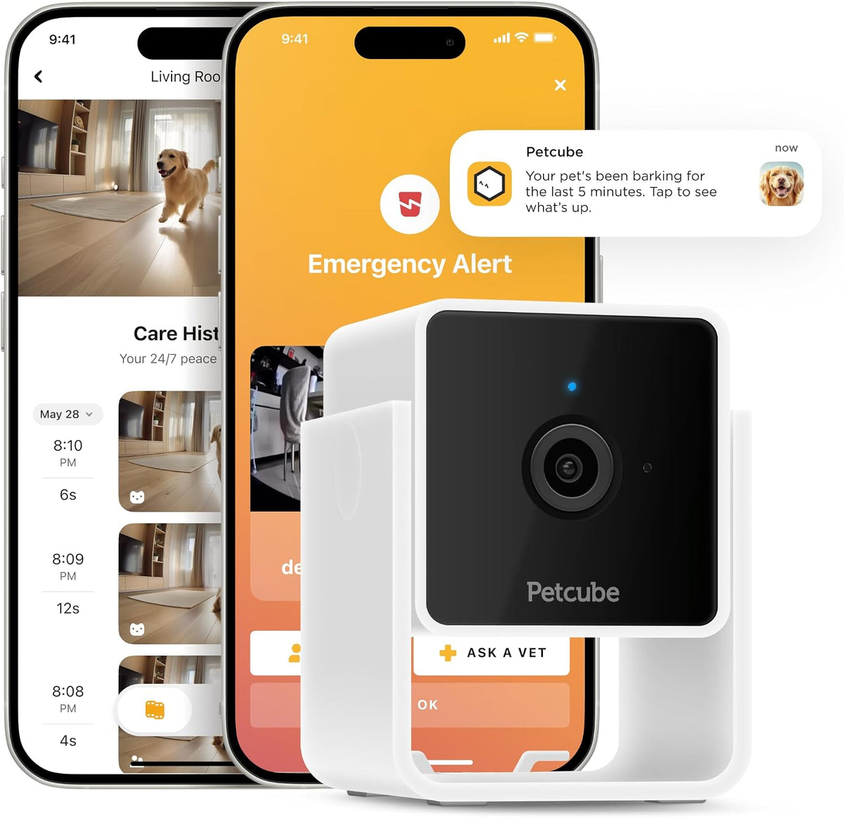 Petcube GPS Tracker for Dogs - Cam (Subscription Required)
