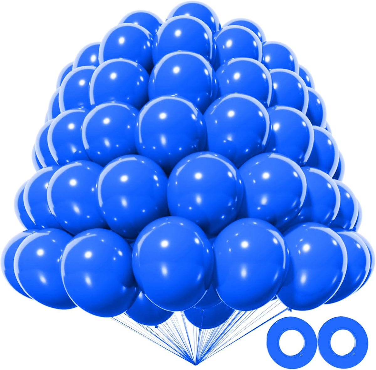 200pcs Balloons 5 Inch Assorted Colors - A16-blue / 5inch (small)